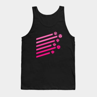 Hot Pink Dice Set Tank Top